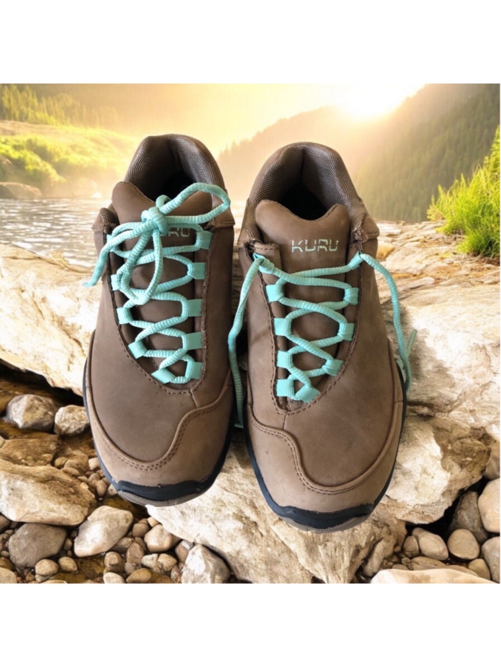 Size 7.5W KURU Chicane Trail Hiking Shoes Gorpcore Asymmetrical Ortho Support